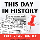 This Day in History Newspaper Informational Nonfiction Rea