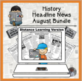 History Headline News Informational Text Reading August Di