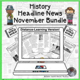 History Headline News Informational Text Reading November 