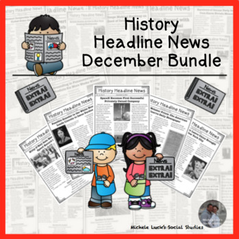 Preview of This Day in History: December Activities or Morning Work | Weekly Student News