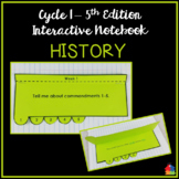 History Interactive Notebook (Classical Conversations Cycl