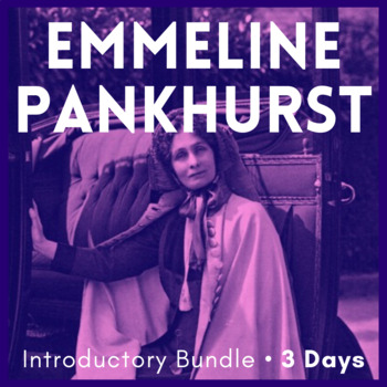 Preview of History Lessons: Emmeline Pankhurst, Biography, Rhetorical Analysis, Bio, CCSS