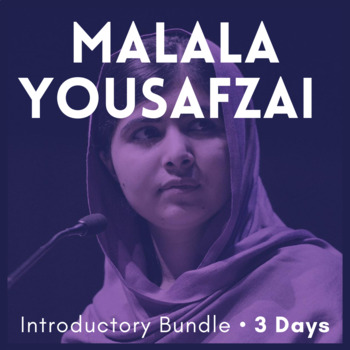 Preview of History Lessons: Malala Yousafzai, Biography, Rhetorical Analysis, Bio, CCSS