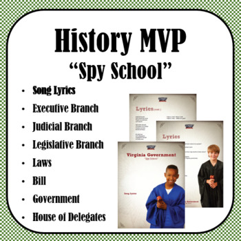 Preview of Lyrics - History MVP: Spy School (Virginia Government)