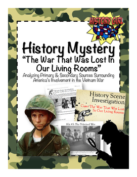 Preview of History Mystery: Vietnam- The War that was Lost in Our Living Rooms