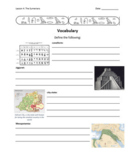 History Odyssey Ancients notebooking pages