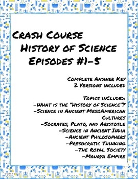Preview of History Of Science Episodes #1-5 (Philosophers, India, Ancient Cultures)