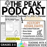 History Podcasts for Reading and Listening Comprehension P