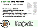 History Projects for American History / Middle School