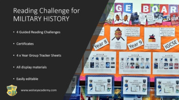 Preview of History Reading Award - Military History - 4 Extracts & Resources