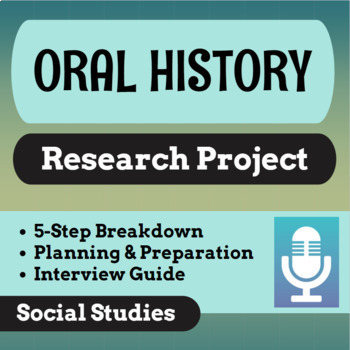 Preview of History Research Project & Assignment  |  Oral History: Complete Lesson