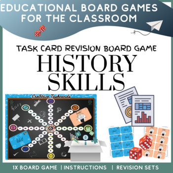 Preview of History Skills Printable Themed Board Game
