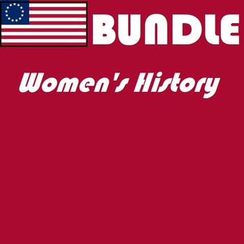 Preview of History Social Studies Emergency sub plans - Women's History bundle