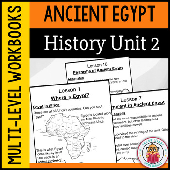 Preview of History Study Unit 2 - Ancient Egypt