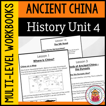 Preview of History Study Unit 4 - Ancient China