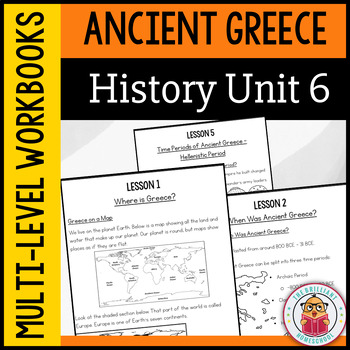 Preview of History Study Unit 6 - Ancient Greece