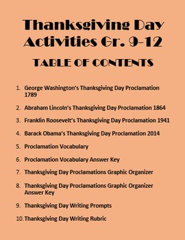 9 Thanksgiving Day Activities