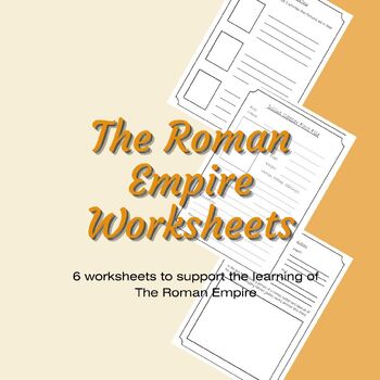 Preview of History The Roman Empire Worksheets