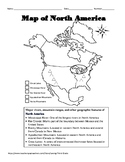Social Studies VA SOL 3.6 d North America Geography wTPT D