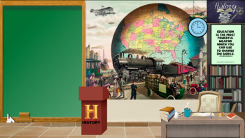 Preview of History Virtual Classroom Background