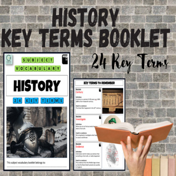Preview of History Vocabulary Booklet