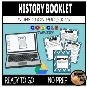 Preview of History Work Book: Google 