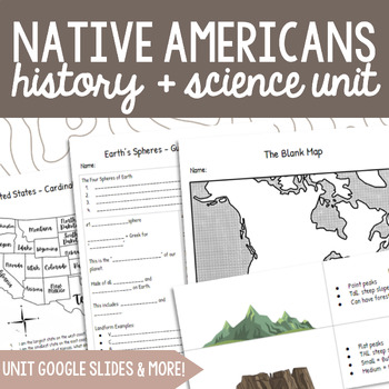 Preview of History and Earth Science Unit Native Americans