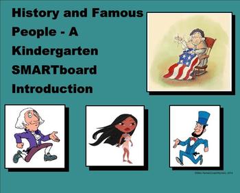 Preview of History and Famous People - A Kindergarten SMARTboard Introduction