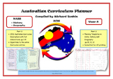 History and Geography Australian Curriculum Planner- Year Two