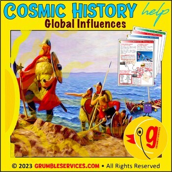 Preview of Global Influences World & US History BUNDLE: Elementary Montessori Geography