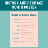 History and Heritage Month Poster