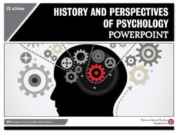 Preview of History and Perspectives of Psychology PowerPoint