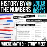 History by the Numbers Bundle - Math and US History Activity Pack