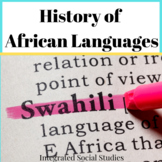 History of African Languages