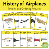 History of Airplanes - Timeline and Ordering Activities