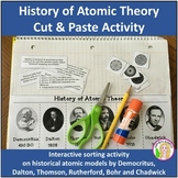 History of Atomic Theory (cut & paste) Foldable