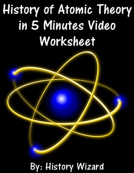 Preview of History of Atomic Theory in 5 Minutes Video Worksheet