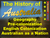 History of Australia: 4-PART BUNDLE (120 slides with 5 pag