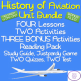 History of Aviation Unit Bundle: NO PREP 13 DAY UNIT! BONUS FILES