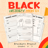 History of Black History Month - Brochure Project