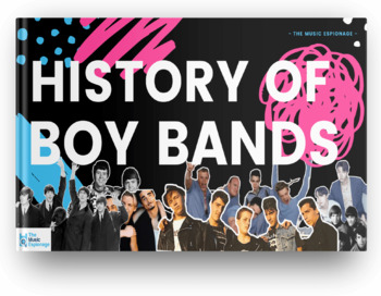 Preview of History of Boy Bands and Music - FULL LESSON