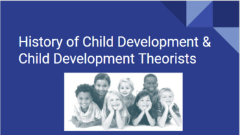 Preview of History of CD/Child Development Theorist Notes