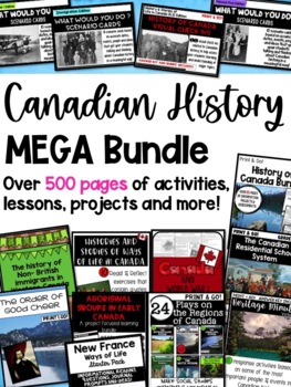 Preview of History of Canada Mega Bundle