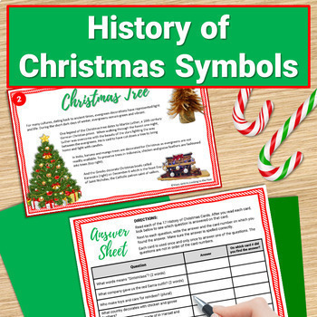 Preview of Christmas Around the World Reading Comprehension Scavenger Hunt Activity