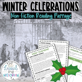 Preview of History of Christmas, Hanukkah & Other Winter Celebrations [Editable]