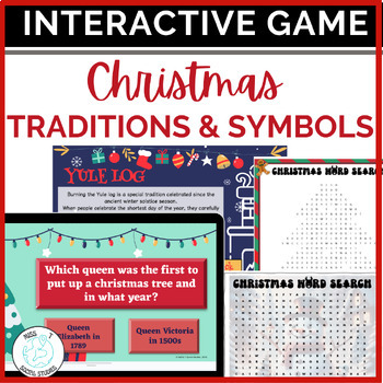 Preview of History of Christmas traditions social studies for 5th grade and middle school