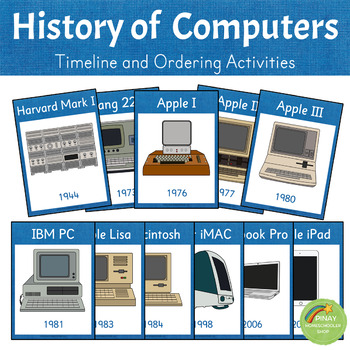 Preview of History of Computers - Timeline and Ordering Activities