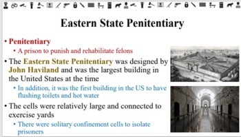 Preview of History of Corrections PowerPoint + Guided Notes for Correctional Services