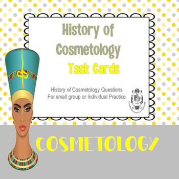 Preview of History of Cosmetology Task Cards