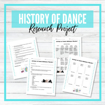 Preview of History of Dance Research Project